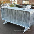 Hot Dipped Galvanized Fixed Leg 2.3m Crowd Control Pedestrian Barrier.